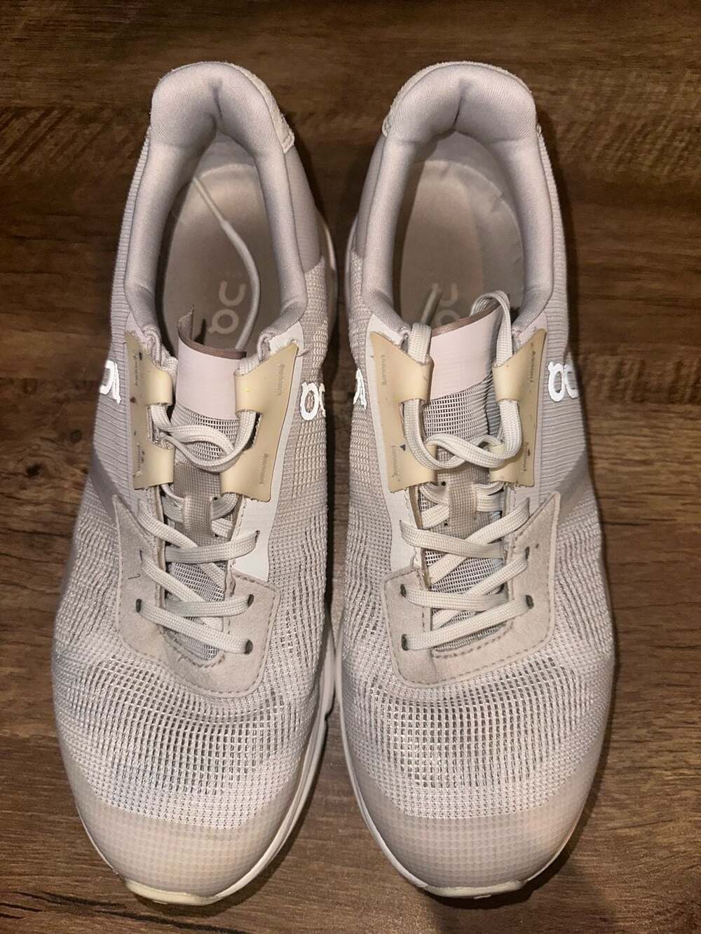 On Cloudrift Running Shoes White Frost Ivory - Picture 9 of 10
